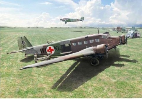 Model plastikowy Ju-52/3m 1/72 Italeri