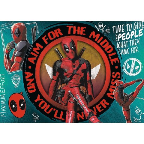 Puzzle 1000 elementów Premium Plus Deadpool Marvel Trefl