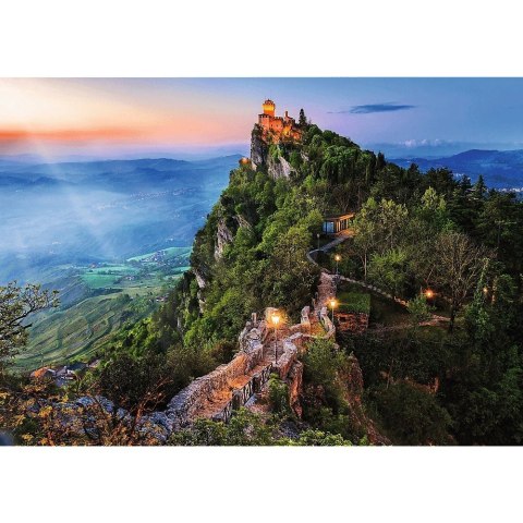 Puzzle 1000 elementów Premium Plus Wieża Cesta San Marino Trefl