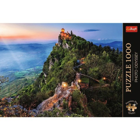 Puzzle 1000 elementów Premium Plus Wieża Cesta San Marino Trefl