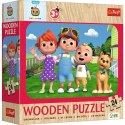 Puzzle 24 elementy Puzzle drewniane Wesoły Cocomelon Trefl