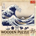 Puzzle drewniane 200 elementów Wielka Fala w Kanagawie Hokusai Katsushika Trefl