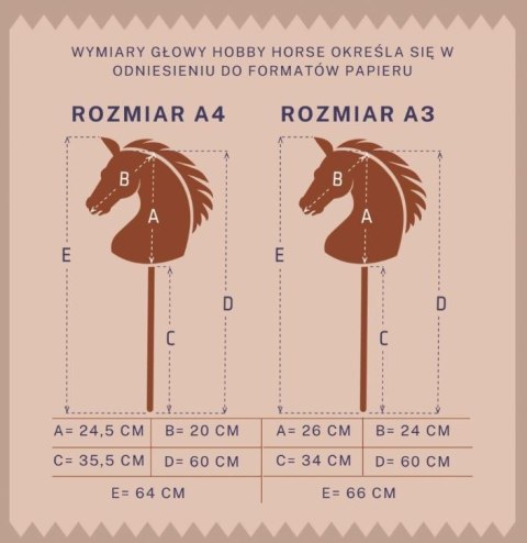 Koń na kiju Hobby Horse HOPPIHORSE A4 szary, maść siwa Tootiny