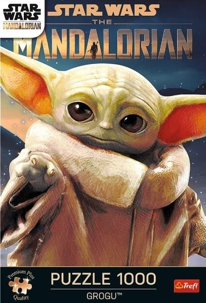 Puzzle 1000 elementów Premium Plus Quality Grogu Mandalorian Trefl
