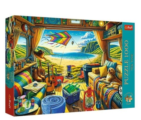 Puzzle 1000 elementów Premium Plus Quality Kamperem w podróży Trefl