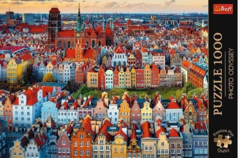 Puzzle 1000 elementów Premium Plus Quality Widok na Gdańsk, Polska Trefl