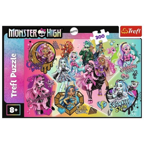 Puzzle 300 elementów Zombie górą Monster High Trefl