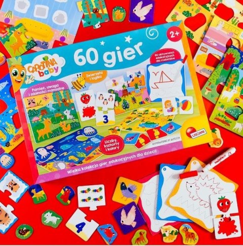 Zestaw Carotina Baby 60 gier Lisciani