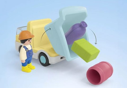 Zestaw z figurką Junior 71686 Ciężarówka z garażem z funkcją sortera Playmobil