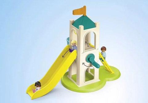 Zestaw z figurkami Junior 71703 Wieża przygód i budka z lodami Playmobil
