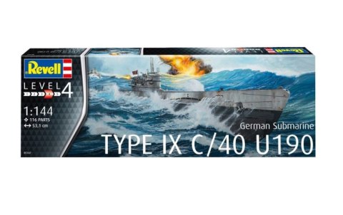 Model plastikowy German Submarine T.IX C/40 1/144 Revell
