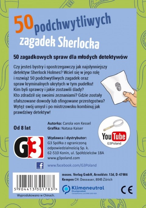 Gra 50 podchwytliwych zagadek Sherlocka G3