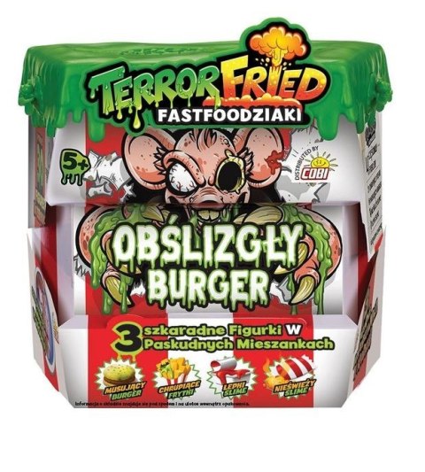 Zestaw figurek Terror Fried - Obślizgły burger Cobi