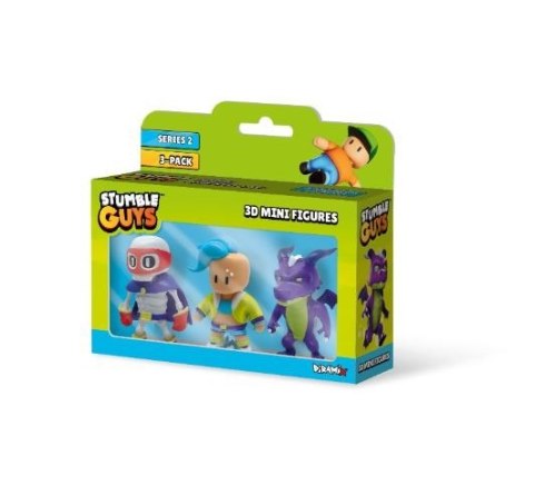 Figurki Stumble Guys Opakowanie windowbox z 3 figurkami Dante
