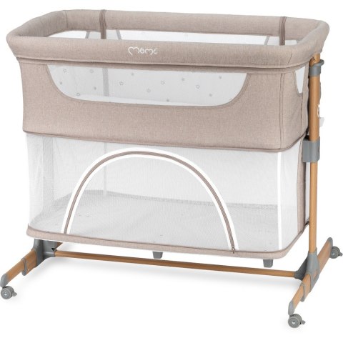 Łóżeczko dostawne SMART BED beżowe MoMi
