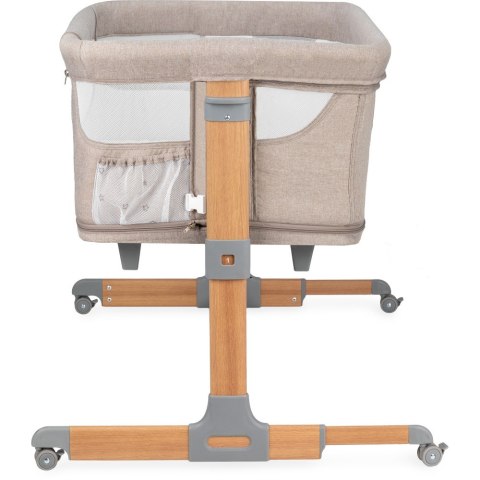 Łóżeczko dostawne SMART BED beżowe MoMi