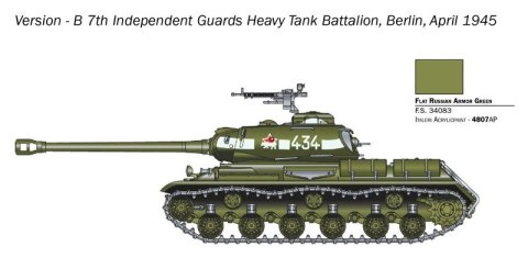 Model plastikowy Josif Stalin JS-2 1/56 Italeri