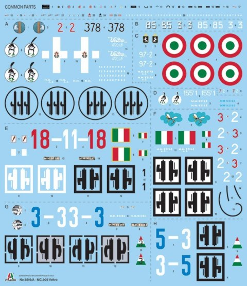 Model plastikowy Macchi MC.205 Veltro 1/32 Italeri