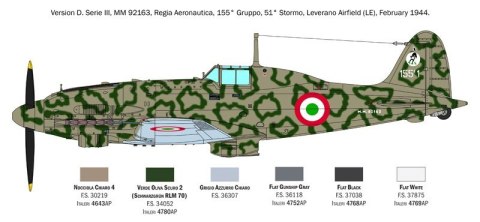 Model plastikowy Macchi MC.205 Veltro 1/32 Italeri