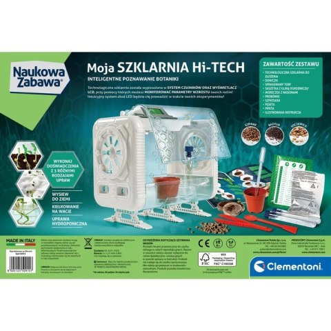 Zestaw Szklarnia High-Tech Clementoni