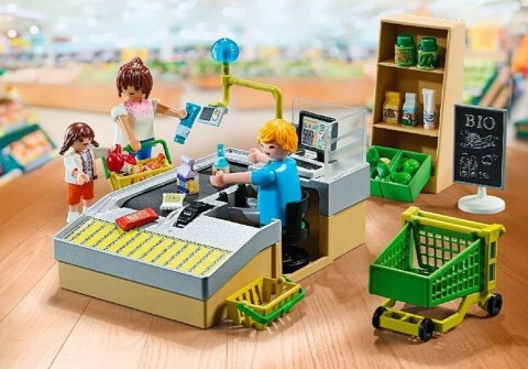 Zestaw figurek My Life 71648 Ekologiczny supermarket Playmobil