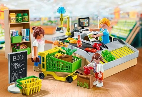 Zestaw figurek My Life 71648 Ekologiczny supermarket Playmobil