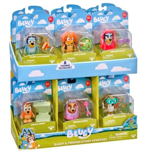 Figurka Bluey 1pak Początek zabawy mix Tm Toys