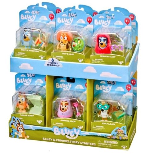 Figurka Bluey 1pak Początek zabawy mix Tm Toys