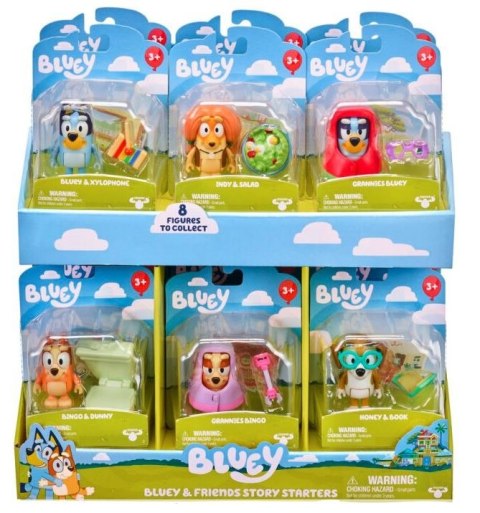 Figurka Bluey 1pak Początek zabawy mix Tm Toys
