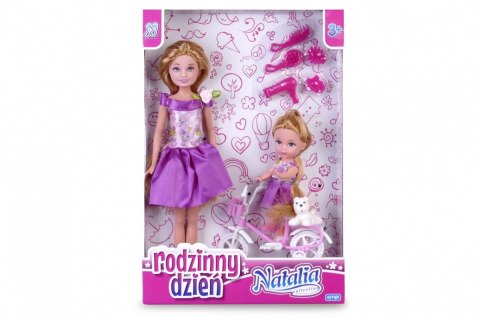 Lalka Natalia na wycieczce rowerowej 16 cm Artyk