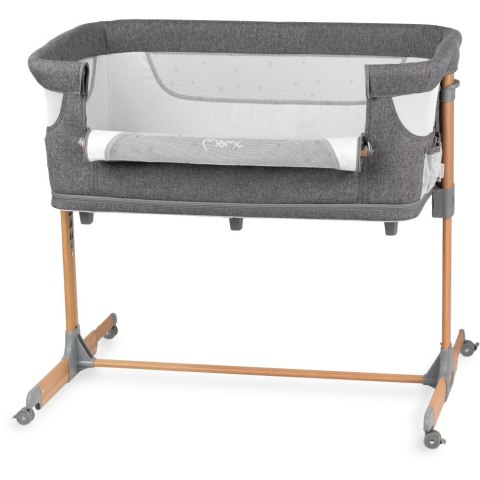 Łóżeczko dostawne SMART BED szare MoMi
