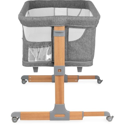 Łóżeczko dostawne SMART BED szare MoMi