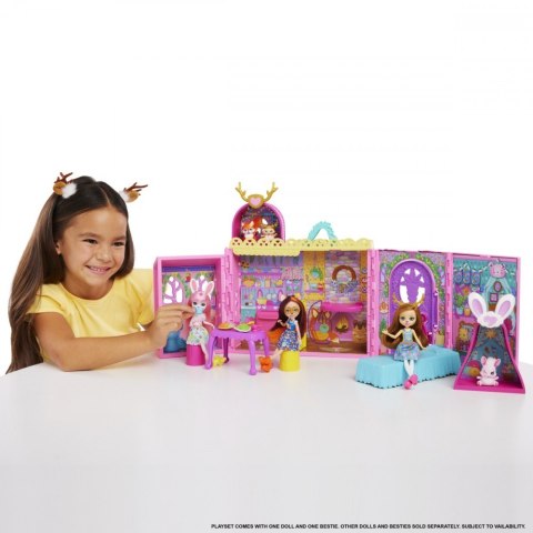 Lalka Enchantimals Domek przyjaźni z meblami i akcesoriami Mattel