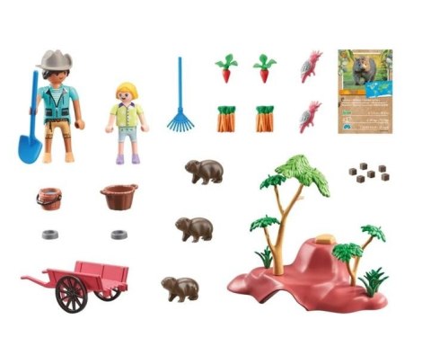 Zestaw z figurkami Wiltopia 71625 Schronienie dla wombatów Playmobil