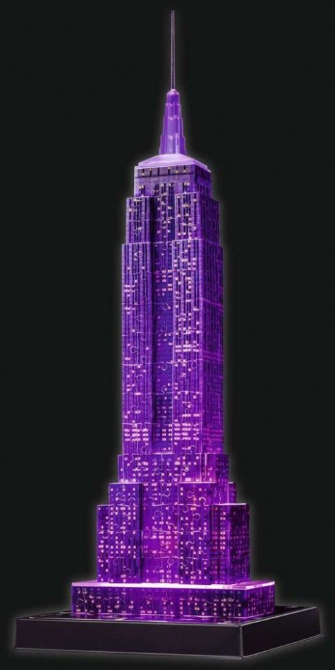 Puzzle 3D Budynki nocą Empire State Building Ravensburger Polska