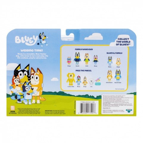 Figurki Bluey Wesele wujka 4-pak Tm Toys