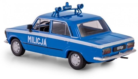 Pojazd PRL Fiat 125P Milicja Daffi