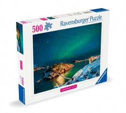Puzzle 500 elementów Zorza polarna nad Bergsfjord Ravensburger Polska
