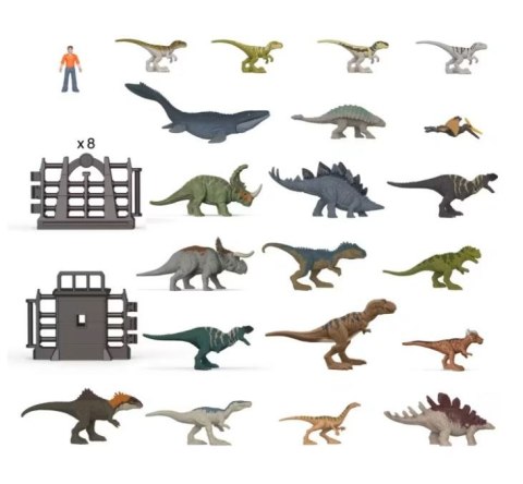 Kalendarz adwentowy Jurassic World Mattel