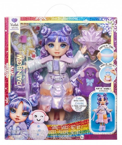 Lalka Rainbow High Winter Wonderland Violet MGA