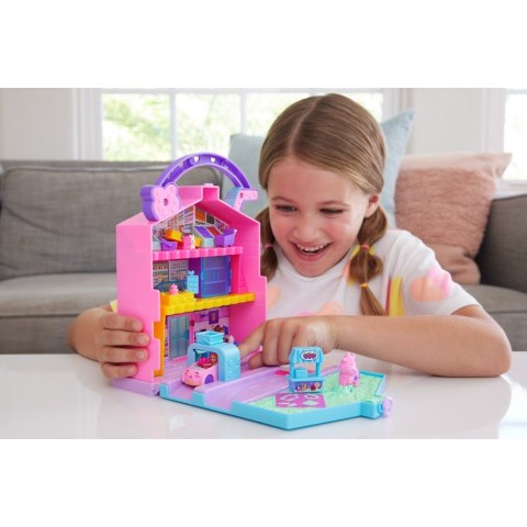 Zestaw Polly Pocket Pollyville Przenośny owocowy supermarket Mattel