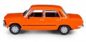 Pojazd PRL Fiat 125p pomarańczowy Daffi