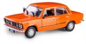 Pojazd PRL Fiat 125p pomarańczowy Daffi