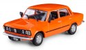Pojazd PRL Fiat 125p pomarańczowy Daffi