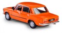 Pojazd PRL Fiat 125p pomarańczowy Daffi