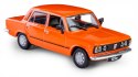Pojazd PRL Fiat 125p pomarańczowy Daffi