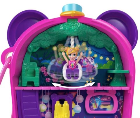 Figurki Polly Pocket Bubble Tea Panda zestaw kompaktowy Mattel