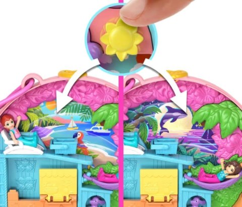 Figurki Polly Pocket Zestaw kompaktowy, Skuter Pieska Mattel