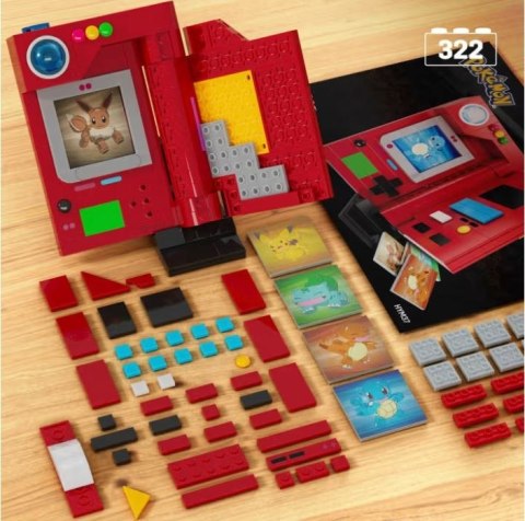 Klocki konstrukcyjne Pokemon Pokedex z Kanto Mega Bloks
