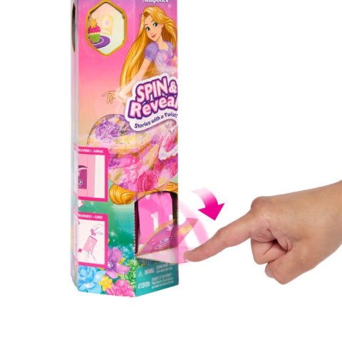Lalka Disney Princess Spin Reveal Roszpunka Mattel